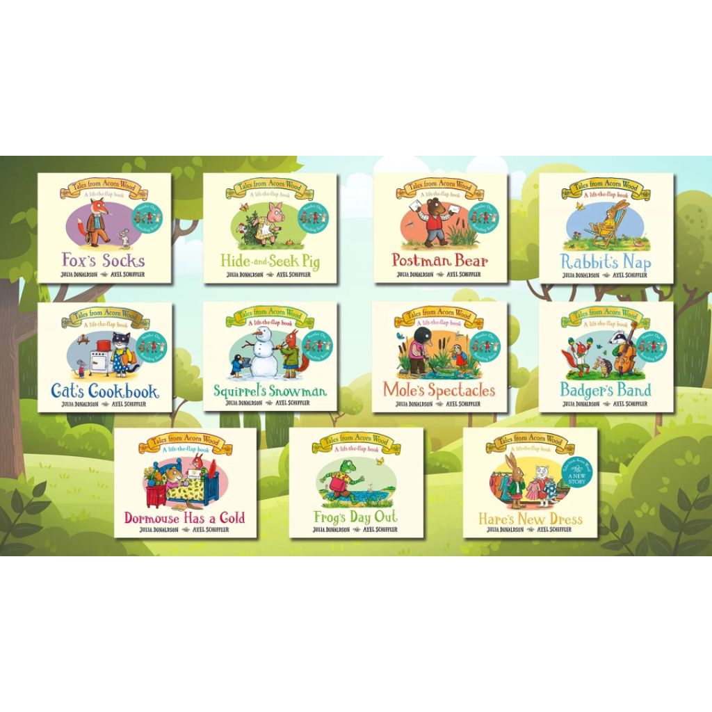 Tales from Acorn Wood by Julia Donaldson illustrated by Axel Scheffler (Boardbook)