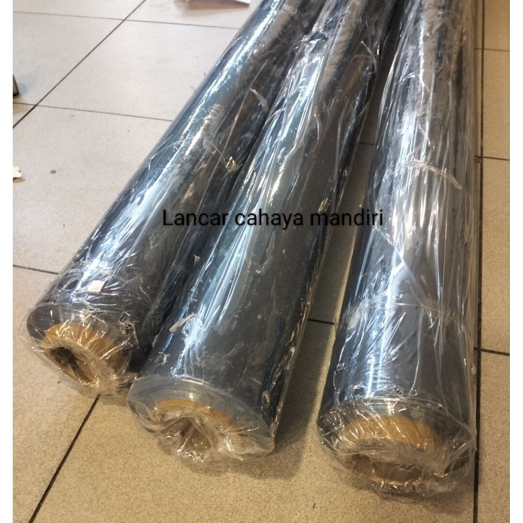 Plastik PVC Sheet 1mm Rollan / PVC Mika Fleksibel Bening 1mm / mika lentur