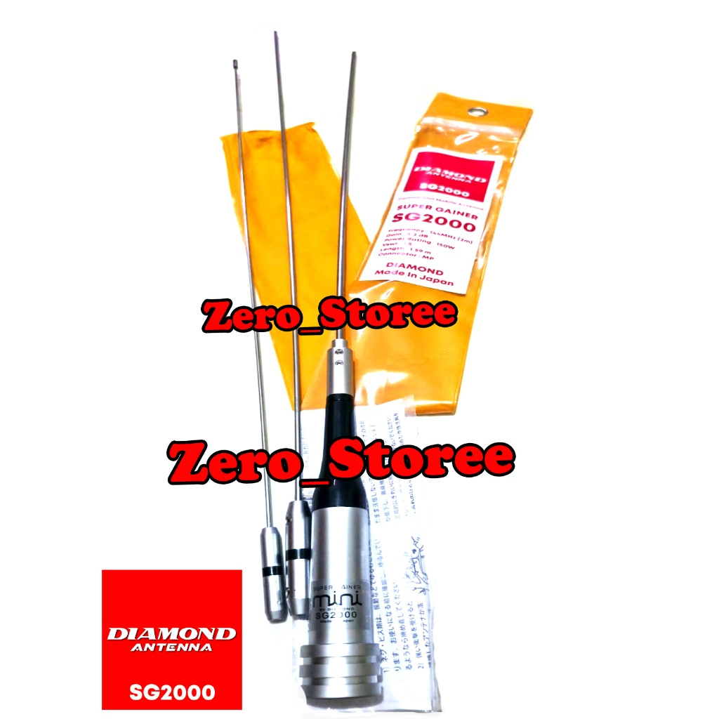 Antena DIAMOND SG2000 SG-2000 SG 2000 Antenna Mobil VHF 144mHz rig SUPER GAINER PANJANG Larsen 144 M