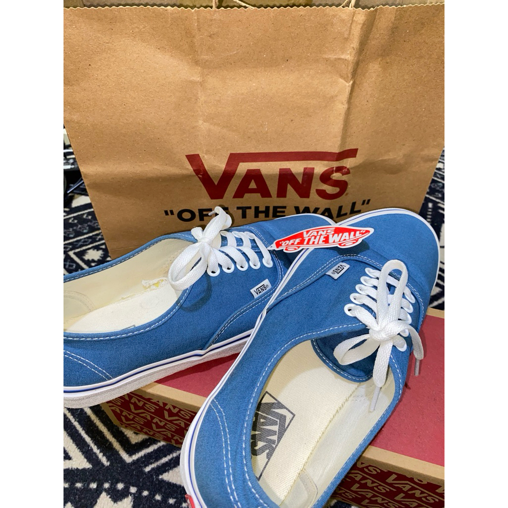 Vans Authentic Blue Original Preloved Size 43 Fit 42 | Sepatu Vans Original