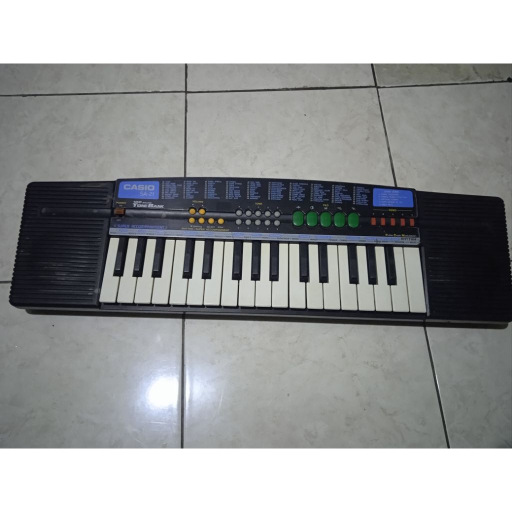 piano Casio sa 21 bekas normal