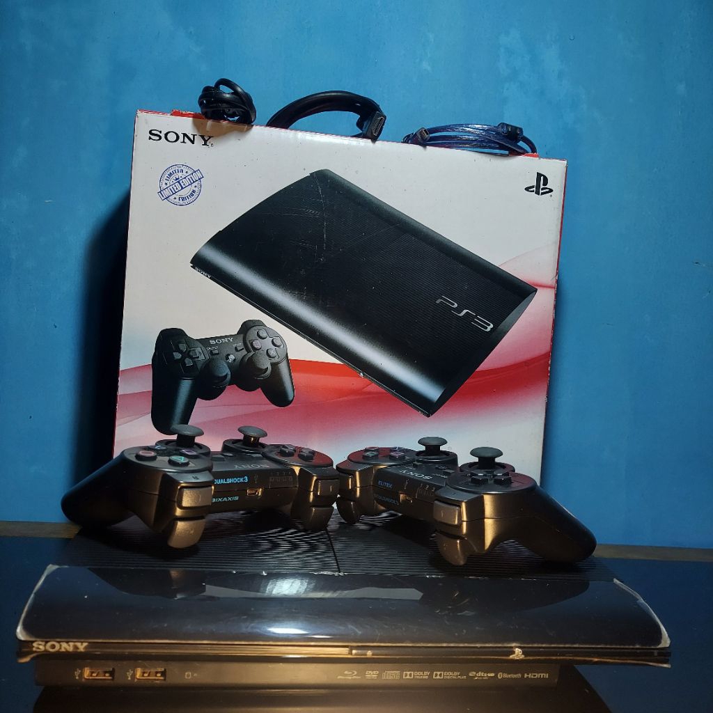 PS3 SUPER SLIM HEN 500 GB SERI 40XX (BEKAS)