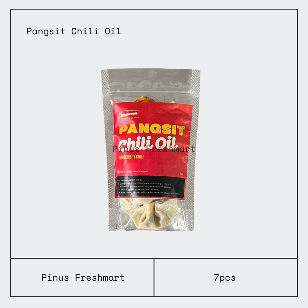 Pangsit Chili Oil Isi Ayam / Pangsit Ayam Chili Oil Isi 7 / Wonton Ayam