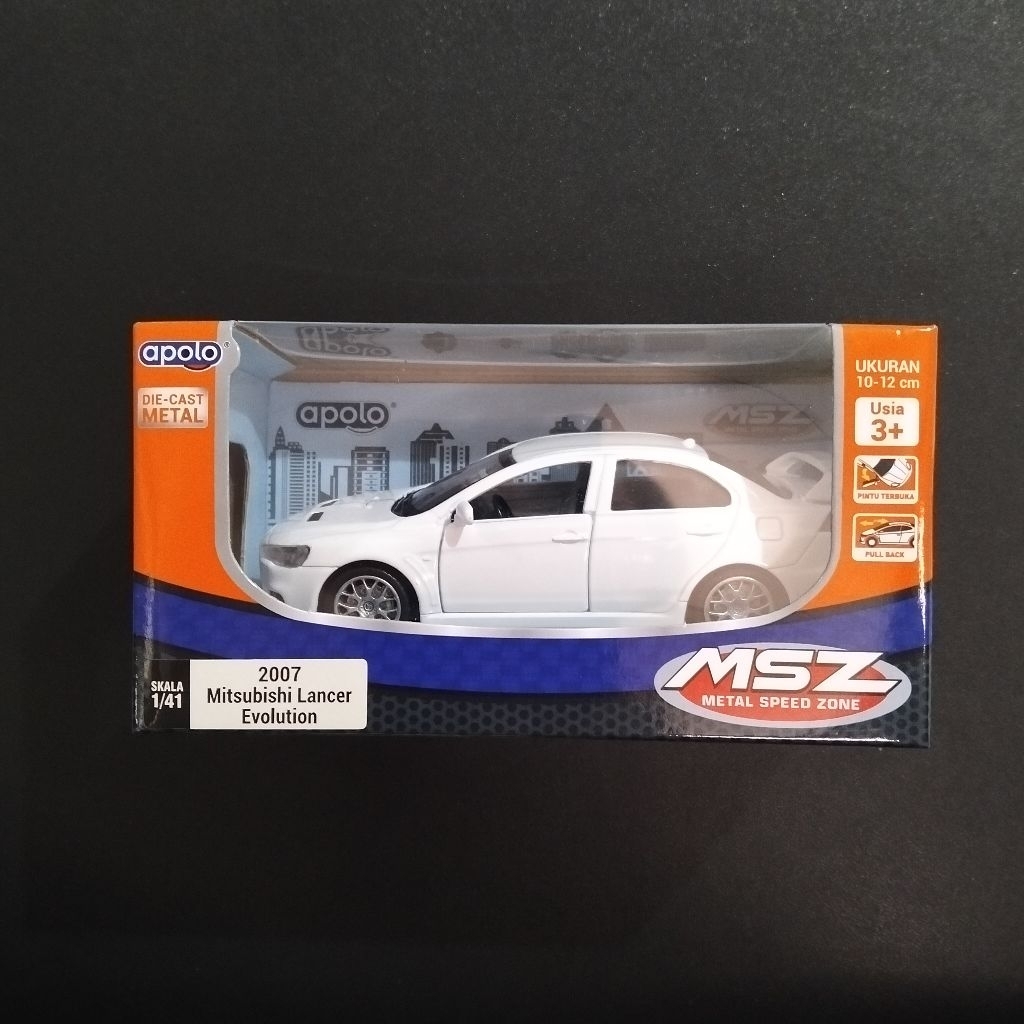 Apolo | MSZ Metal Speed Zone | 2007 Mitsubishi Lancer Evolution | Skala 1/41