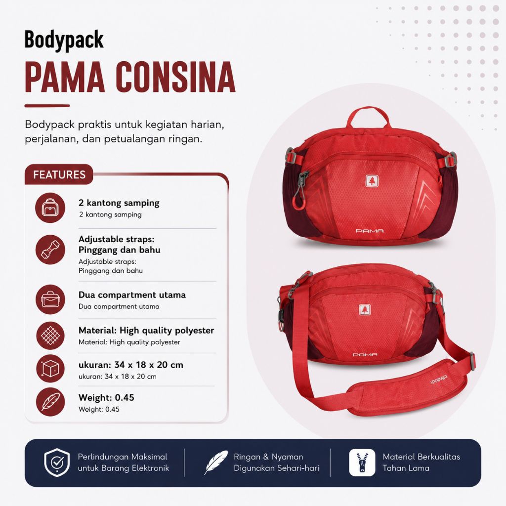 Consina Bodypack Pama - Tas Selempang & Pinggang Consina Pama