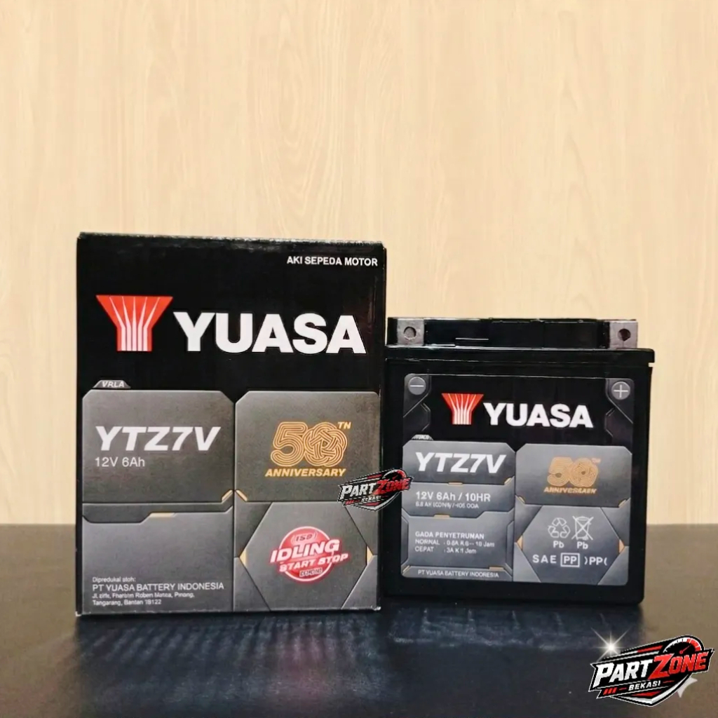 AKI YUASA YTZ7V 12V 6Ah // AKI KERING ORIGINAL YUASA