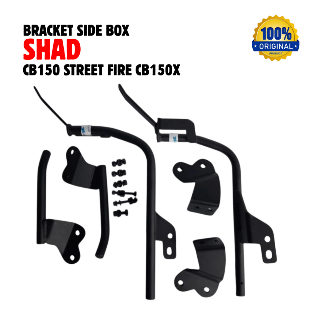 BRACKET SIDE BOX SHAD 3P CB150X CB150 CB 150 R STREET FIRE | BRACKET BOX SAMPING | ORIGINAL PRODUCT