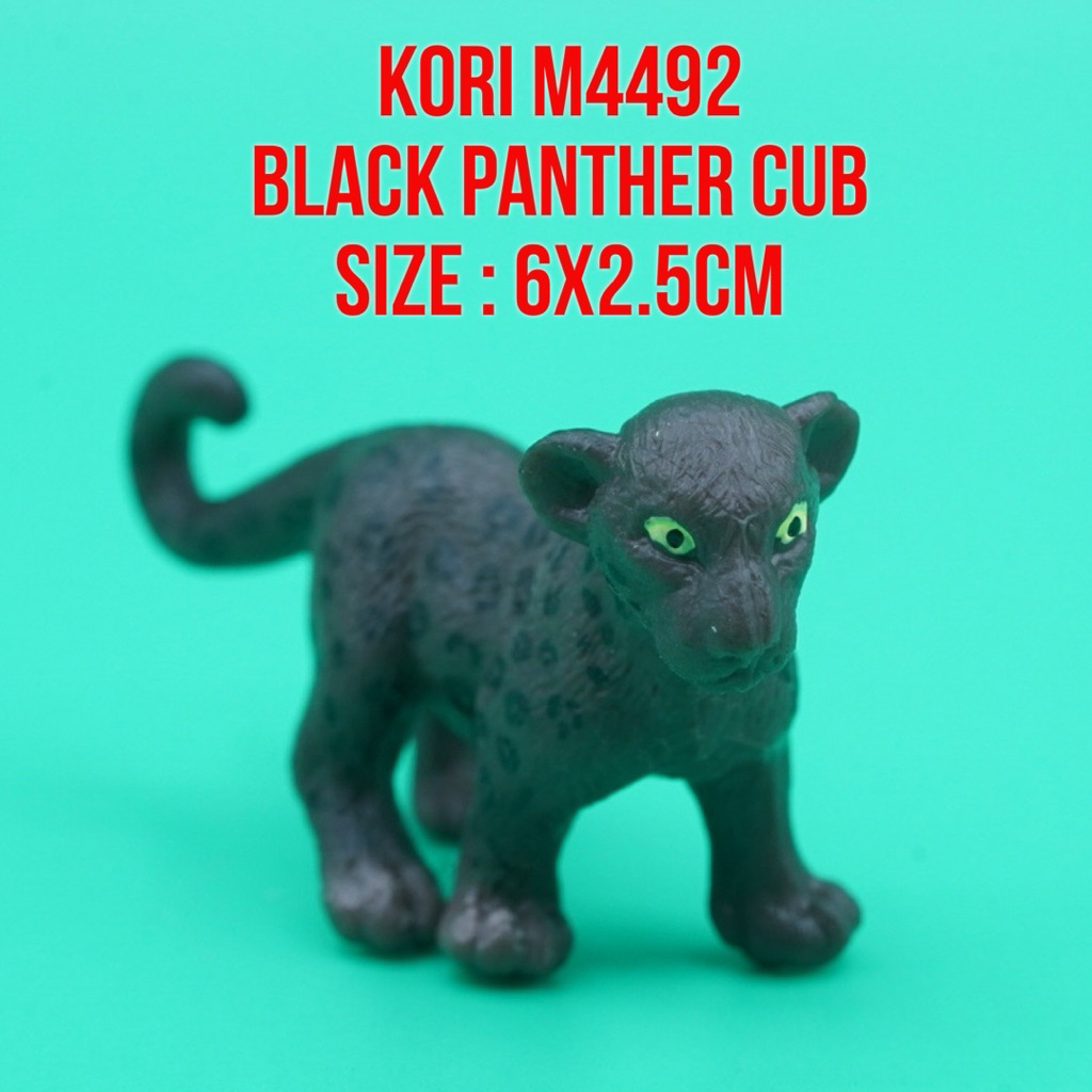 KORI M4492 Black Panther Cub Anak Macan Kumbang Hitam Macan Tutul Panthera pardus Jaguar Hitam | Mai