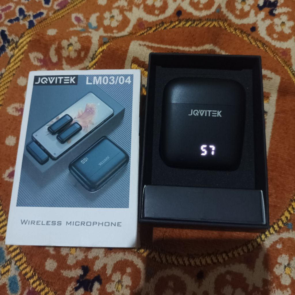 Mic Wireless JQVITEK LM03/LM04 – Microphone Clip On HP Vlogging
