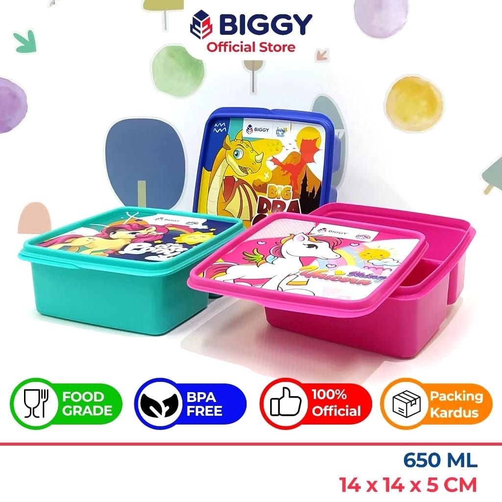 LUNCH BOX BIGGY LUCKY EMOTICON