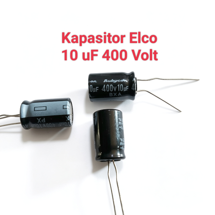Kapasitor Elco 10 UF 400 Volt Elko 10uf 400V