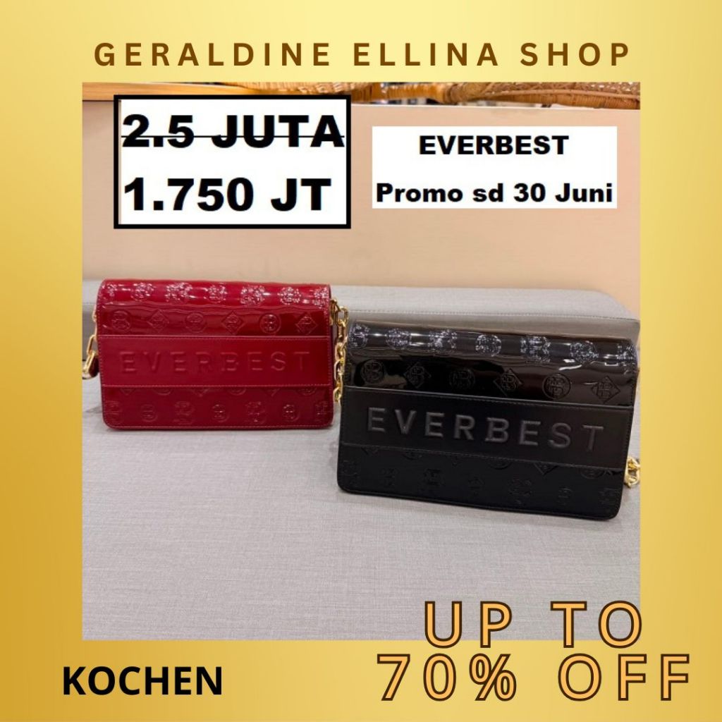 Tas selempang wanita EVERBEST sale original 100% seri KOCHEN