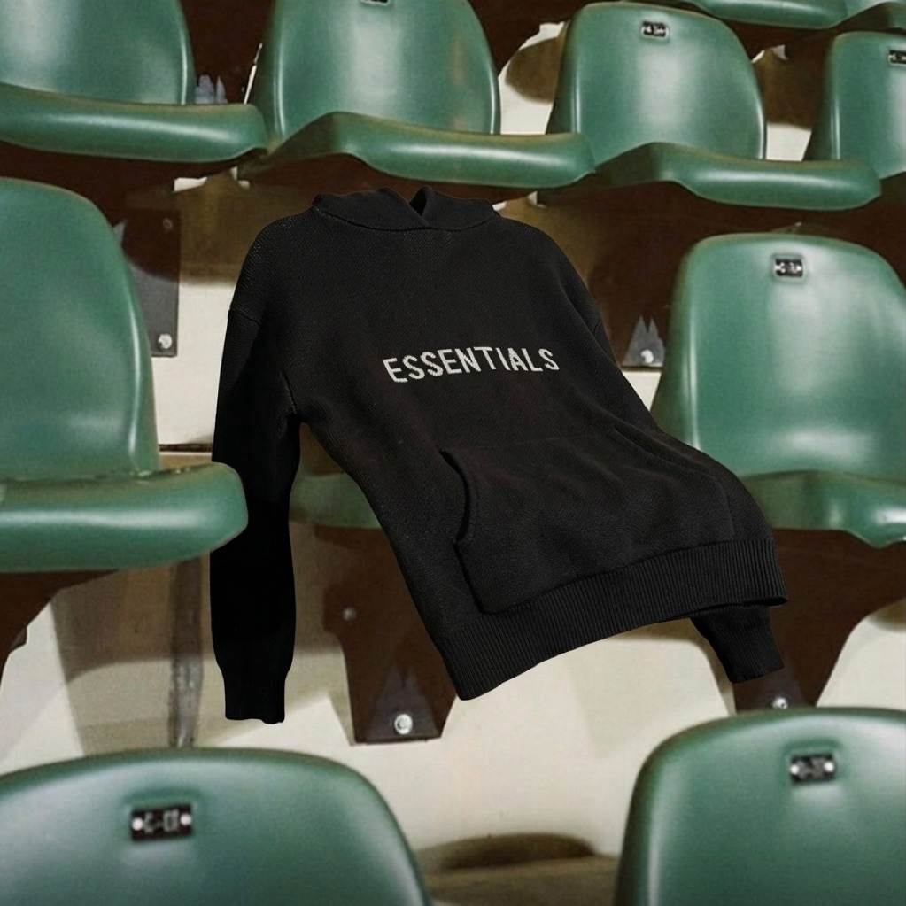 Hoodie Knit W. Essentials Second