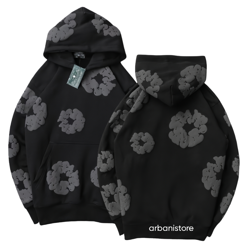 Sweater Hoodie Jaket Bunga Unisex Pria Wanita Fulltag