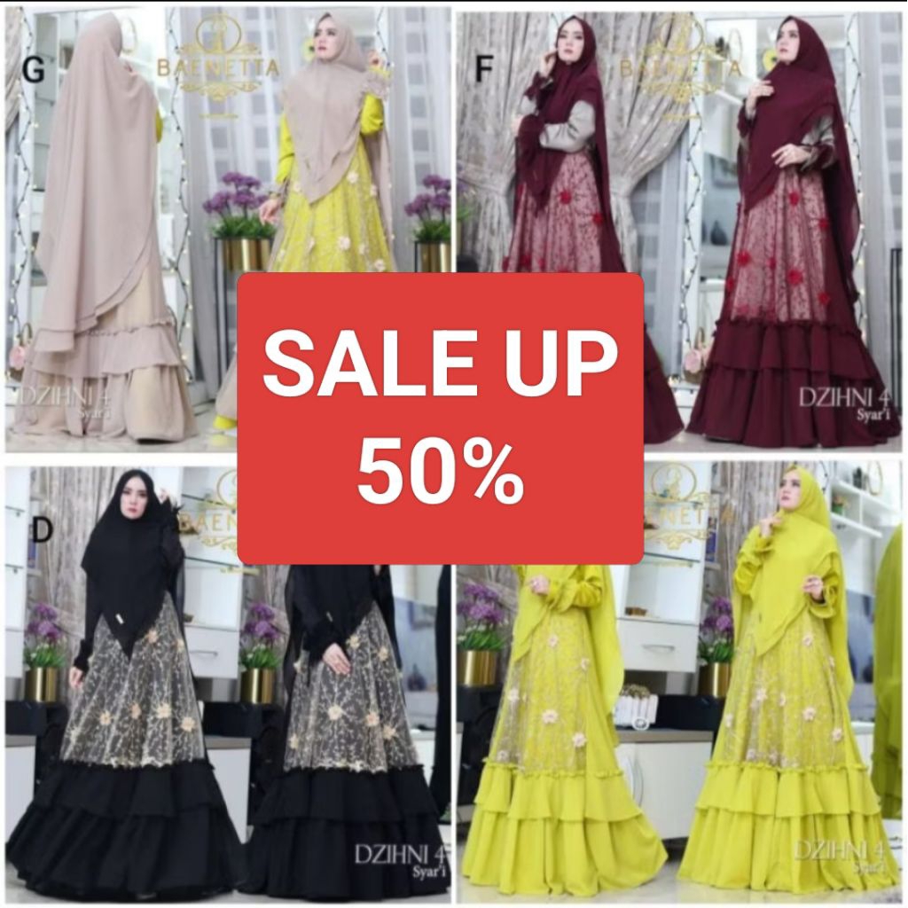 Gamis syari dzihni 4 baenetta