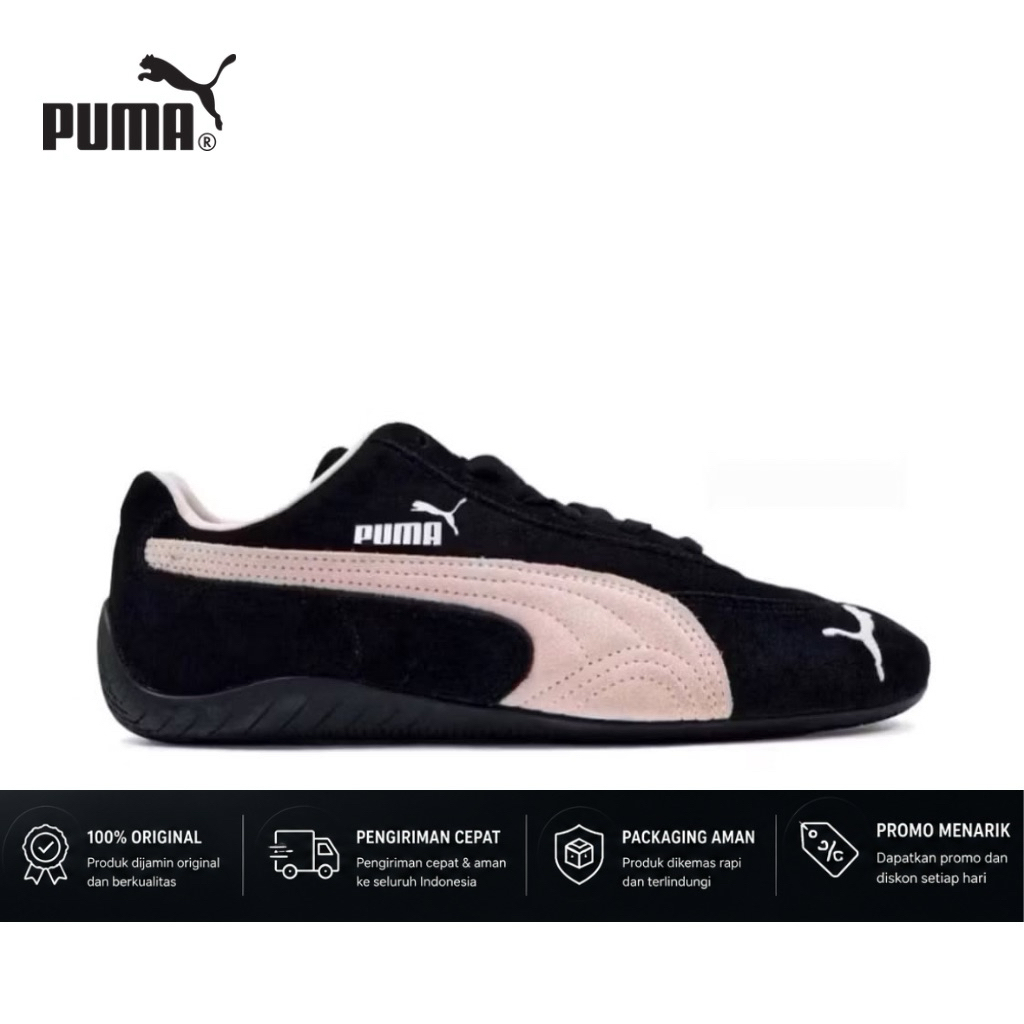 PUMA SPEEDCAT OG BLACK PINK SUEDE ORIGINAL SHOES