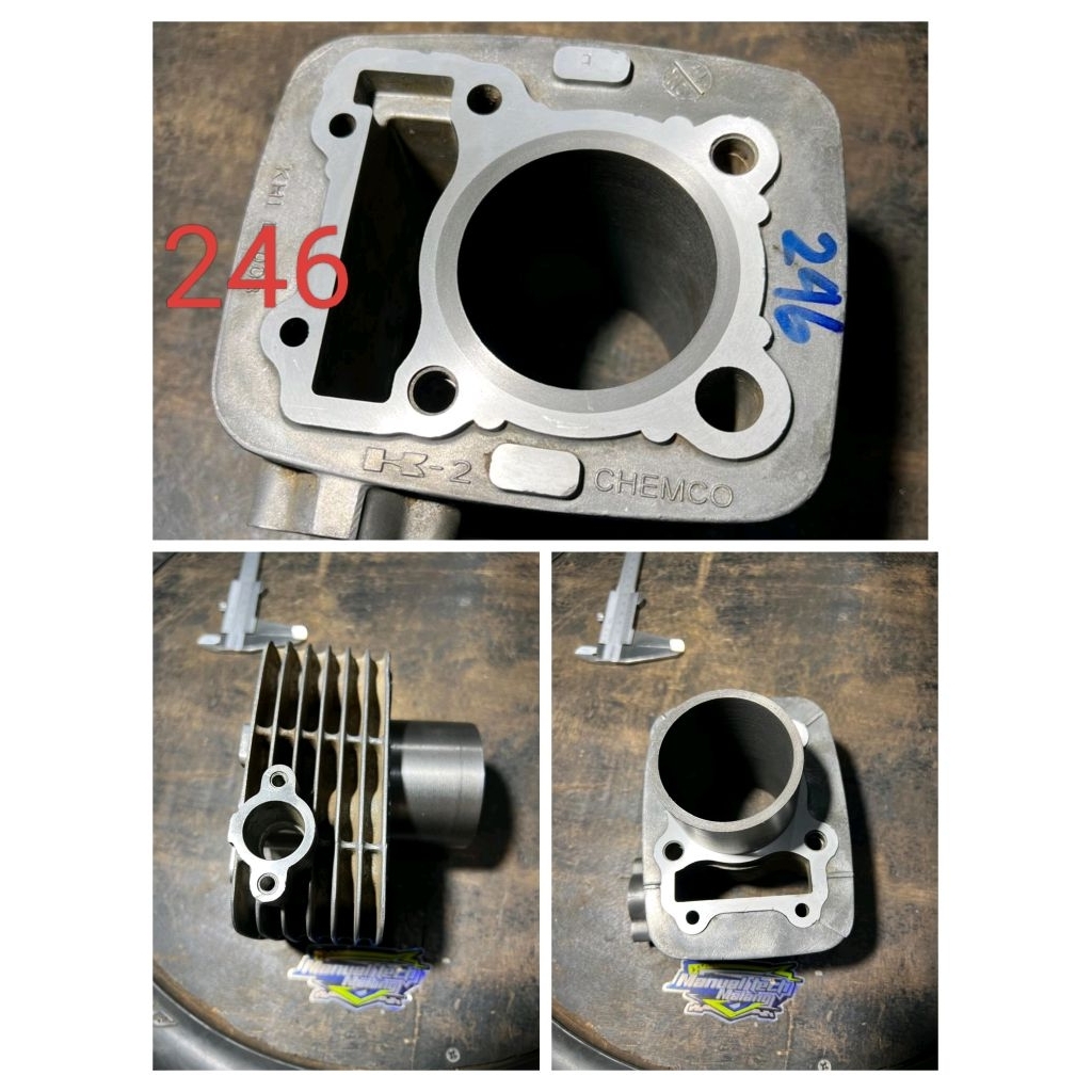 blok klx CHEMCO bore up liner 71 bisa untuk piston 62 63 64 65 66 67 68