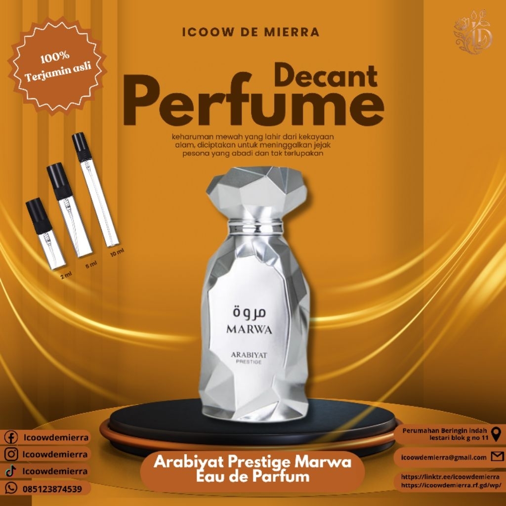 Decant Parfume Arabiyat Prestige Marwa Eau de Parfum