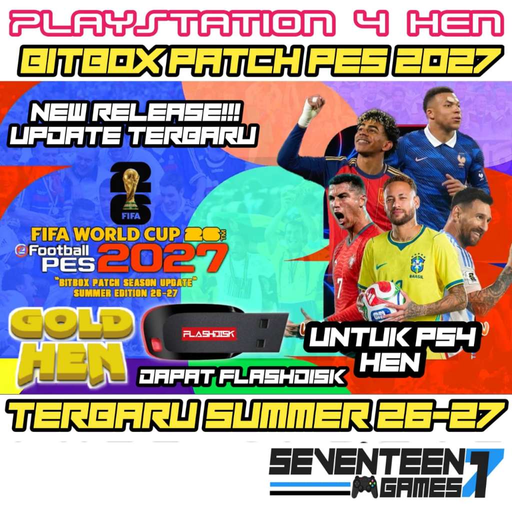 Bitbox Patch PS4 Hen PES 2027 Game Untuk PS4 Hen Terbaru