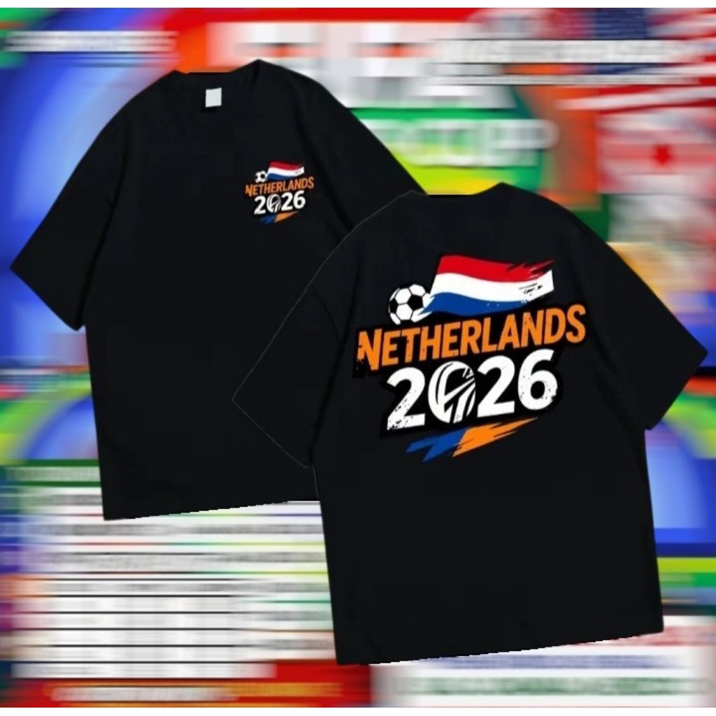 Kaos Distro-Netherland - Desain kaos sporter jersey bola kaos pria wanita