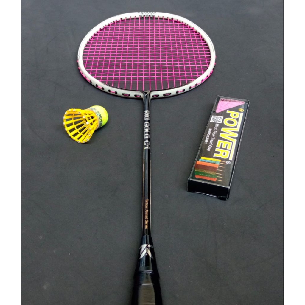 Raket badminton bulutangkis bekas second original flypower rio gold C1