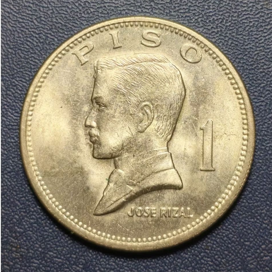 Koleksi Koin Sing Pilipinas 1 Piso Jose Rizal