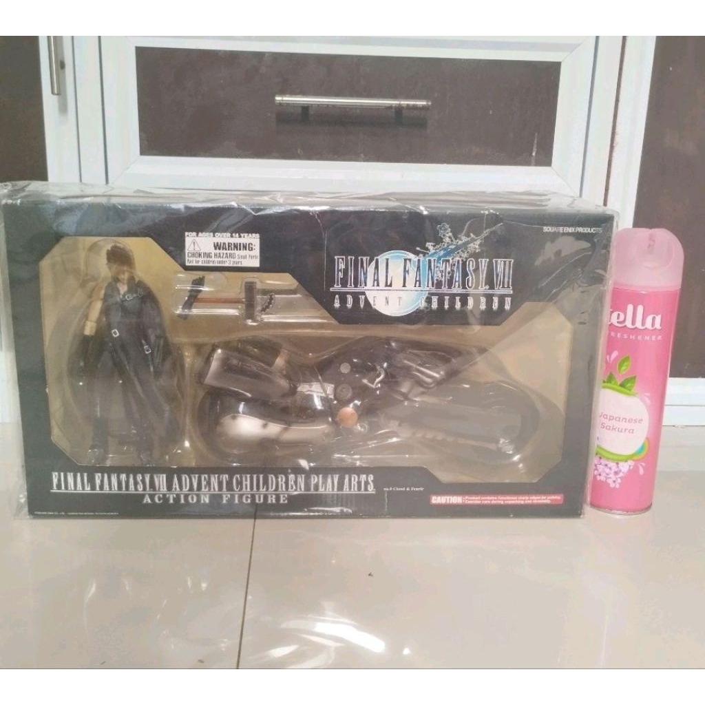 Rare item Play Arts No.0 Cloud Strife & Fenrir - Final Fantasy VII ADVENT CHILDREN