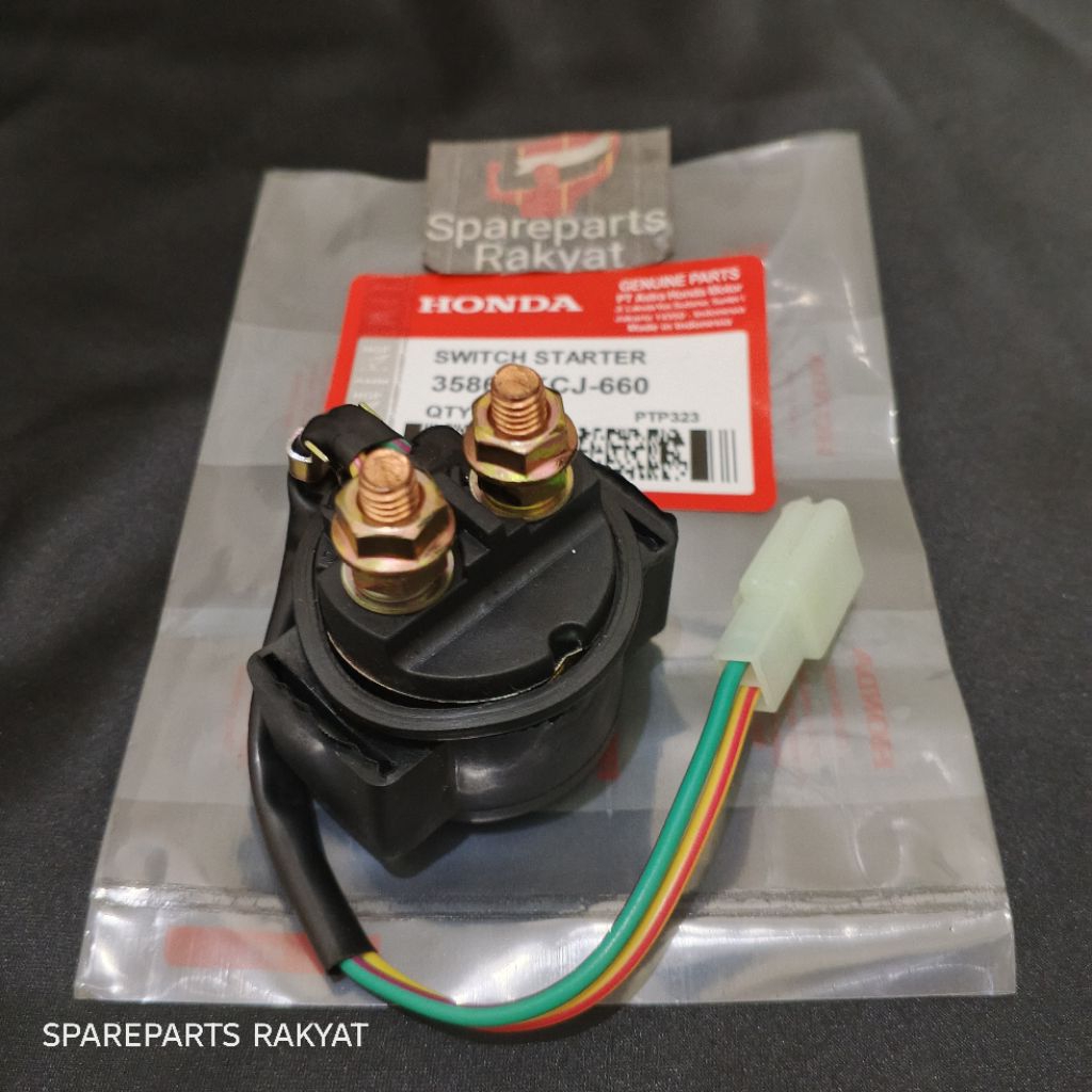 BENDIK STATER SWITCH STARTER RELAY MOTOR CB150 TIGER MEGAPRO VERZA (KCJ)
