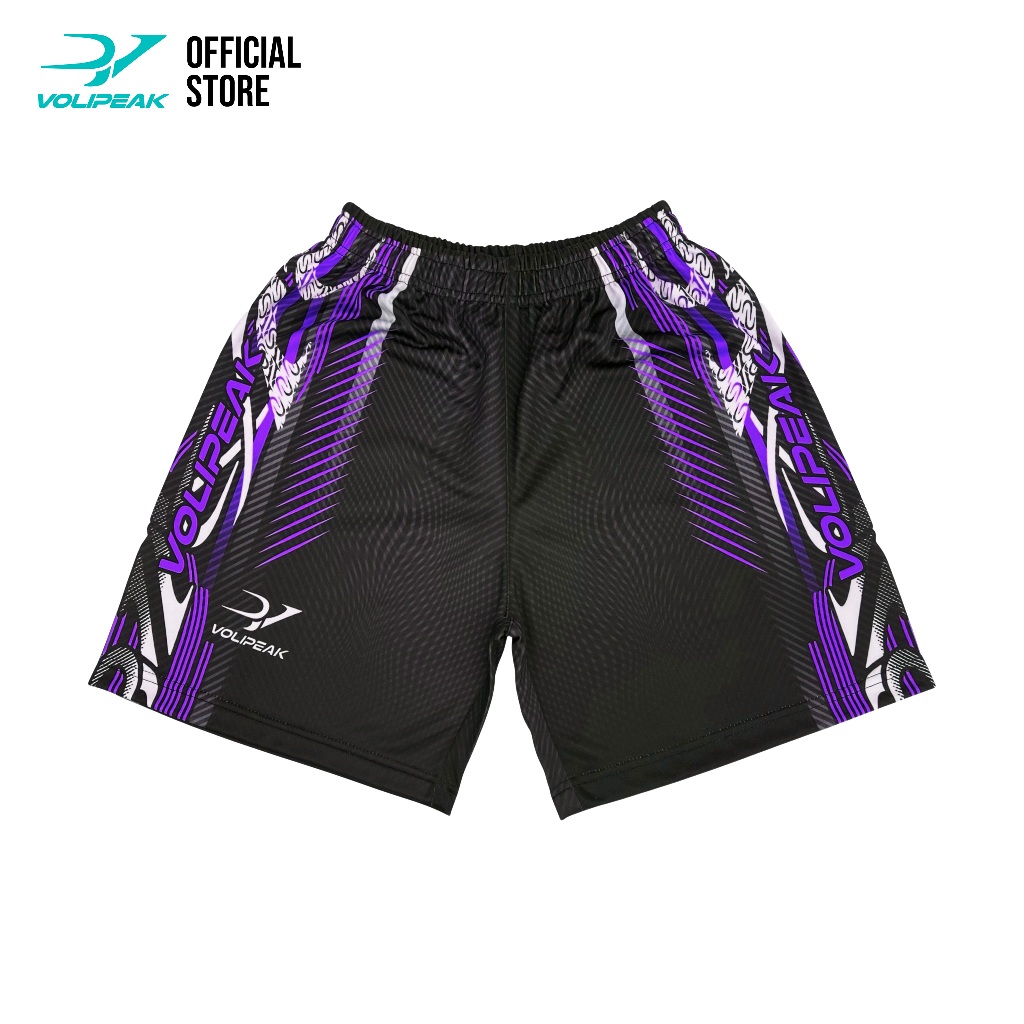Volipeak Gold Ronin Purple - Celana Olahraga Voli Pria Full Printing Bahan Poliester Lotto Premium K