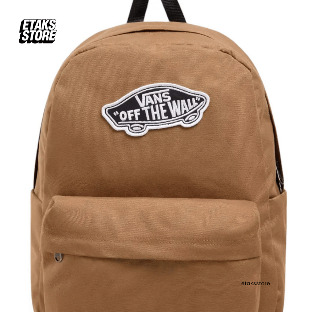 Tas Ransel Vans Old SKool Classic Backpack Otter | Bag Ransel Selempang Bahu | Navya GMG | Original 
