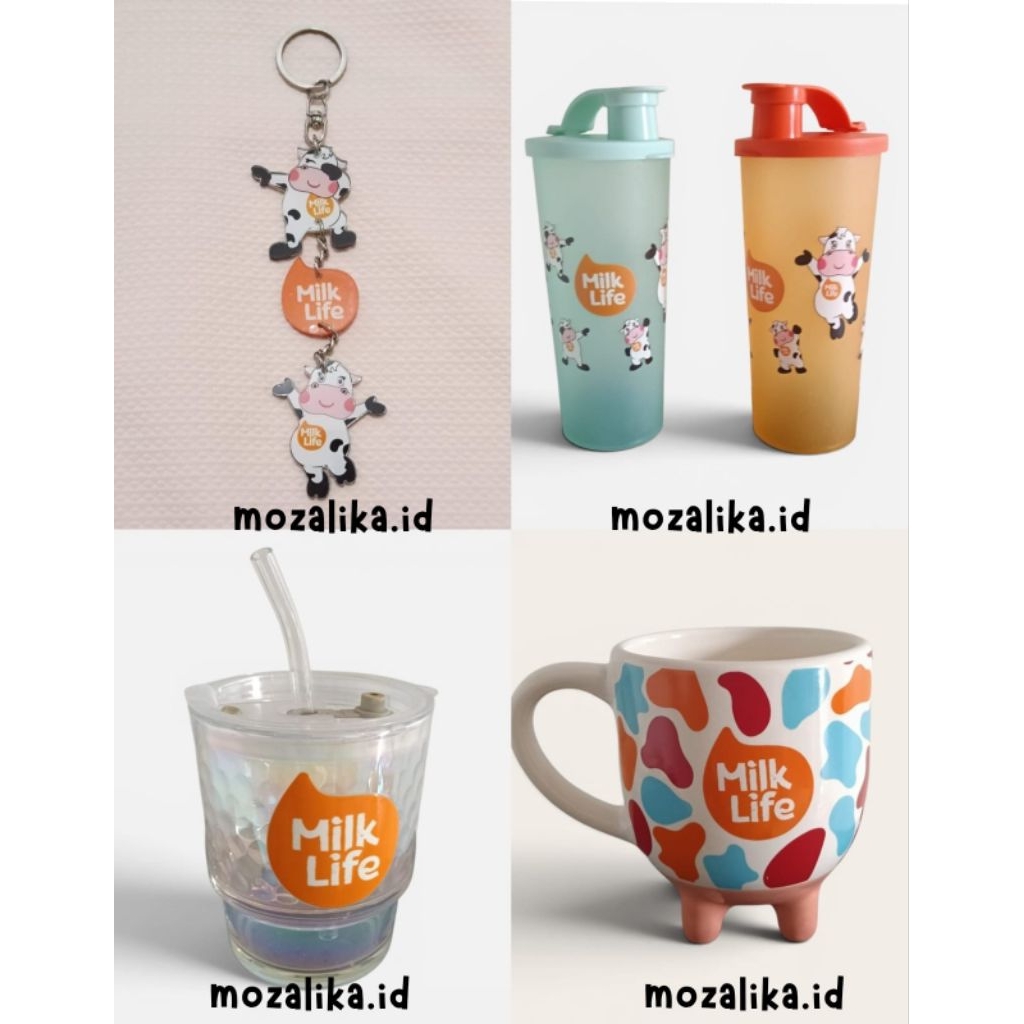 PRJ Merchantdise Milk Life PRJ Tumbler/Mug/Gelas Hologram/Keychan/Ganci/Goodie Bag/Cooler bag/Tas bo