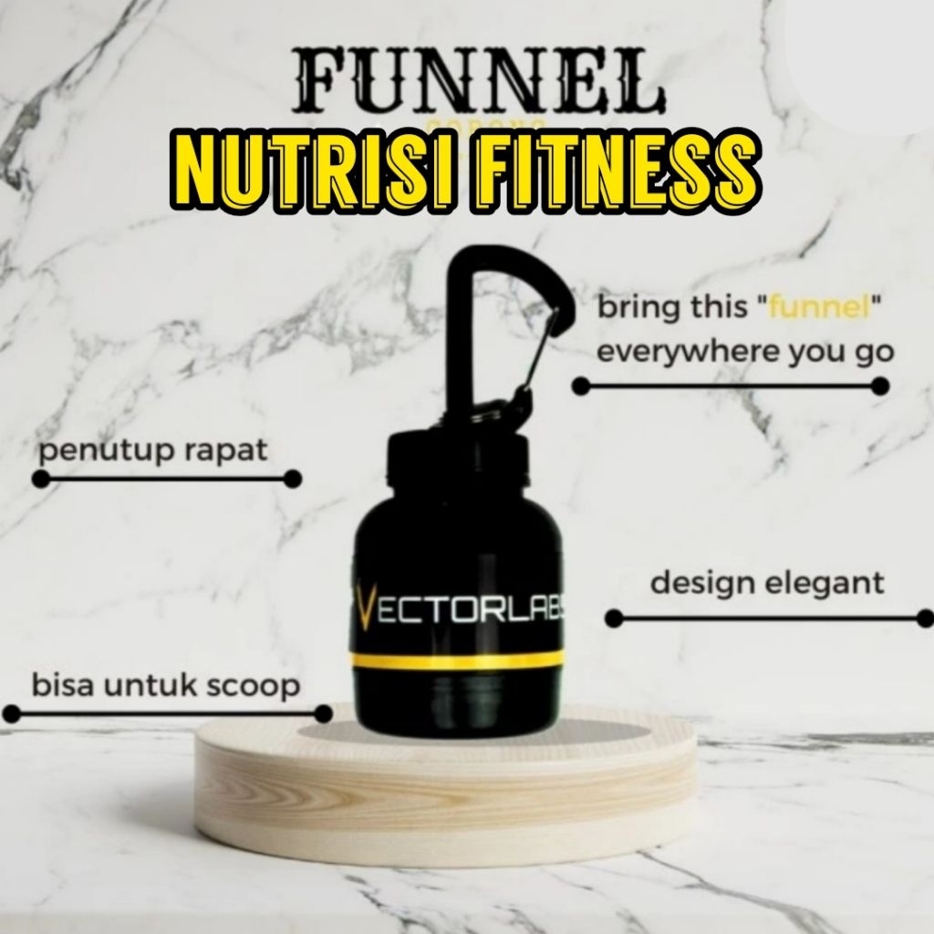 GANTUNGAN KUNCI FUNNEL VECTORLABS FUNNEL MUSCLEMEDS FUNNEL MHP CORONG WHEY PROTEIN FUNNEL MASS GAINE