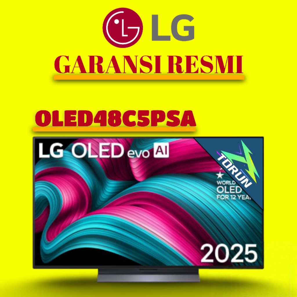 LG Smart Tv OLED 4K 48 Inch - LG TV OLED48C5PSA LG OLED TV 48 Inch Smart TV 4K alpha 9 Prosessor Gen
