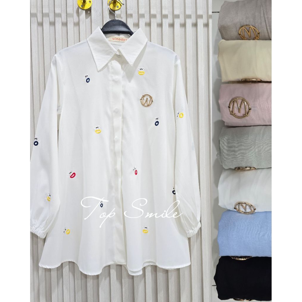 Winody Atasan Top Smile Blus Winody