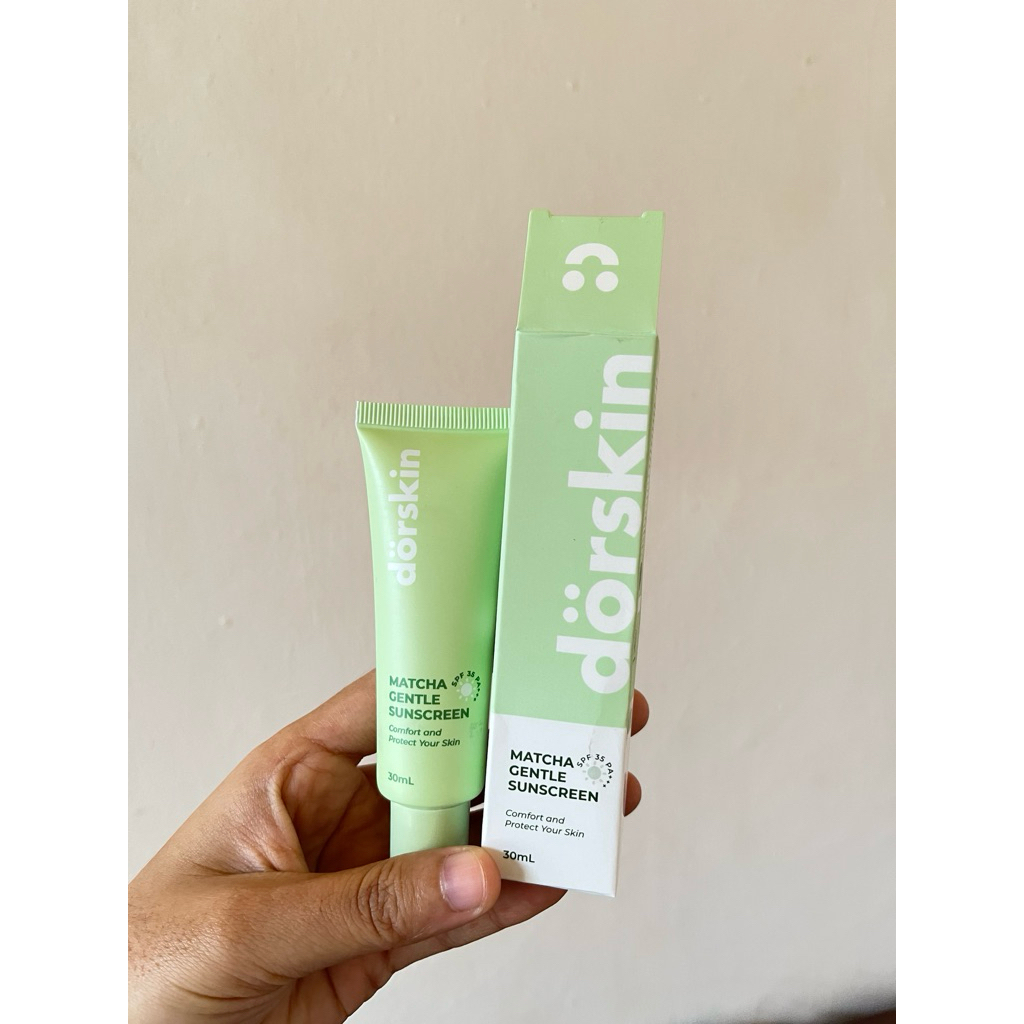 PRELOVED matcha gentle sunscreen dorskin