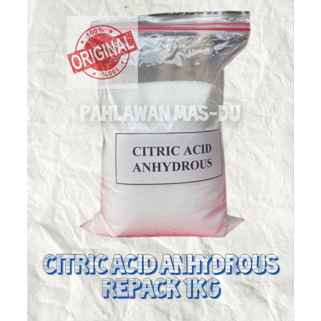 CITRIC ACID ANHYDROUS 1KG / CITRUN / SITRUN / CITRIC ANHYDROUS 1 KG