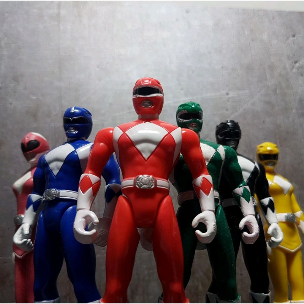 Action Figure MMPR Mighty Morphin Power Rangers Complete Set