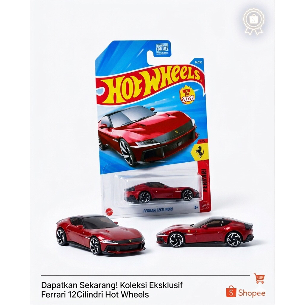 Hotwheels Ferrari 12 Cilindri