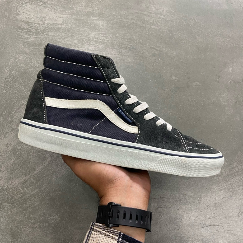 [Size 42.5] SOPHNET. x Vans Sk8-Hi Zip Up ‘Navy’ Japan Domestic Market JDM (V38CL-SOPHNET) Second Or