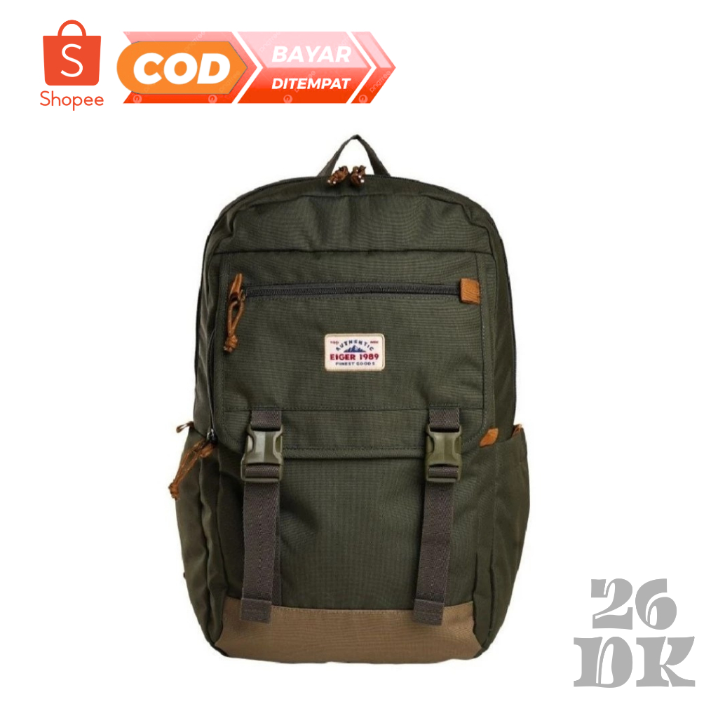 Tas Ransel Eiger Cruiser 18L Backpack Laptop Free Raincover