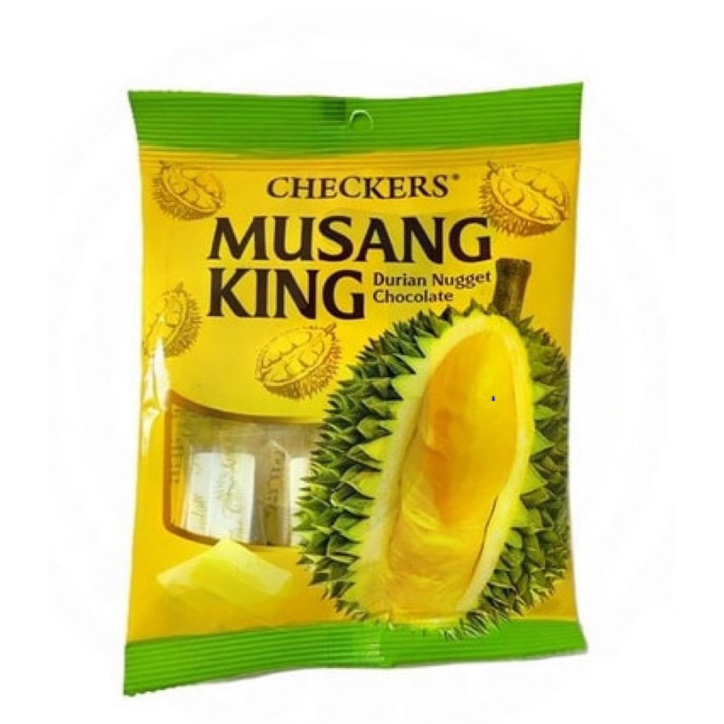 Checkers Durian Musang King 60gram asli Malaysia