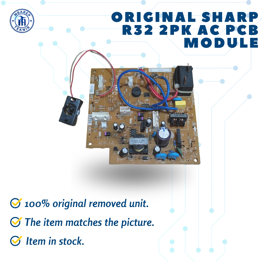 MODUL PCB AC SHARP R32 2PK ORIGINAL