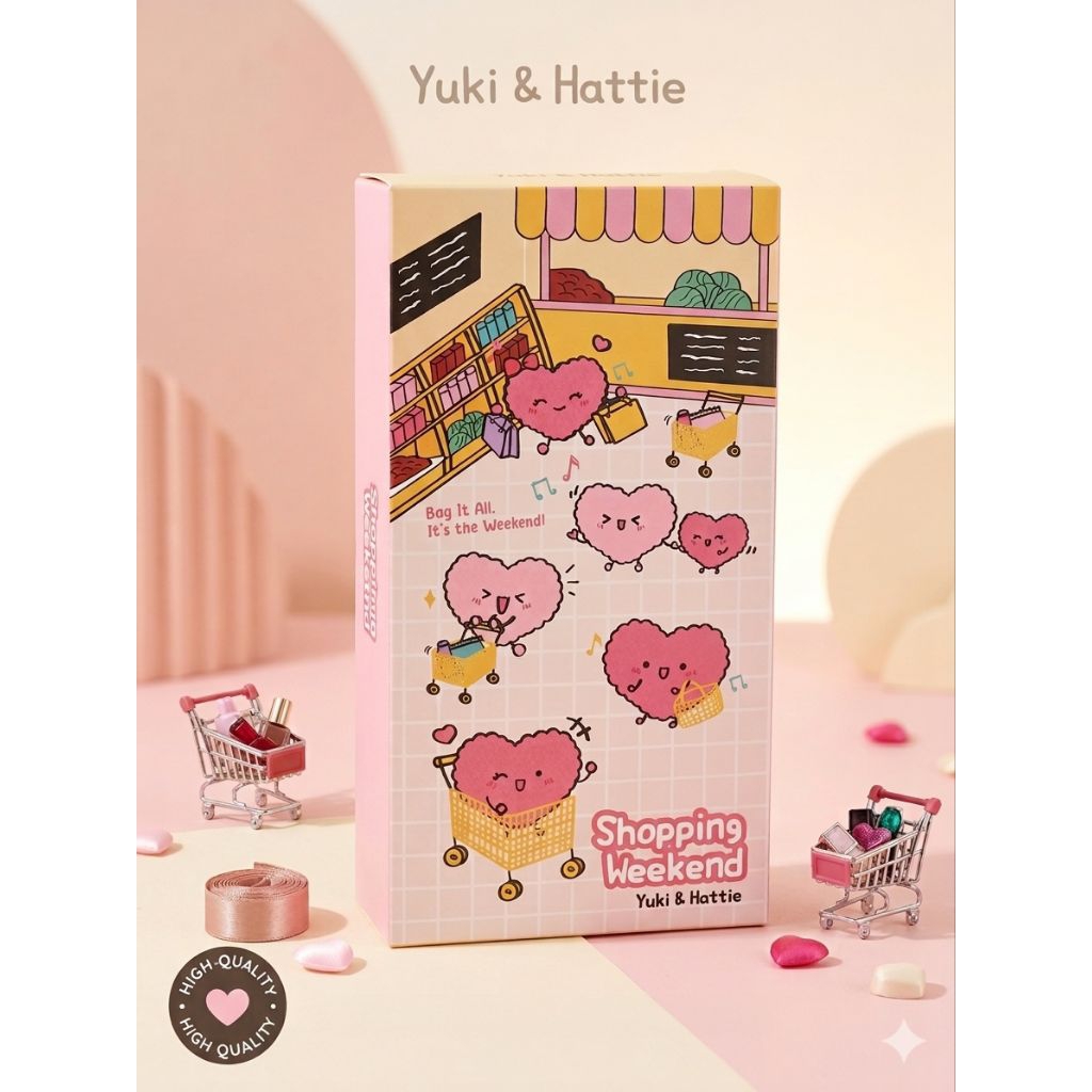 YOUNG HEARTS PANTY PACK MOTIF SHOPPING WEEKEND