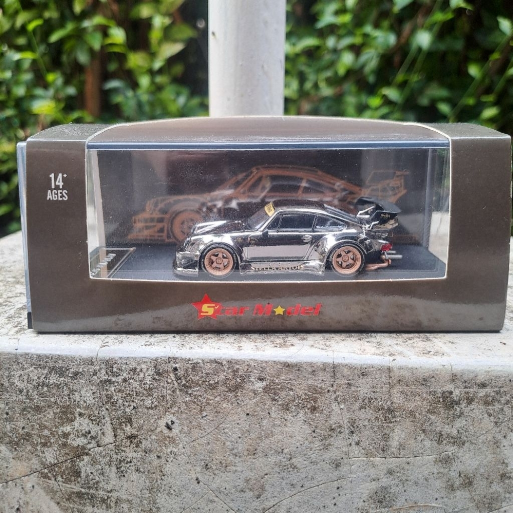 Star Model 64 RWB 930 GT Wing Chrome Stella Artois
