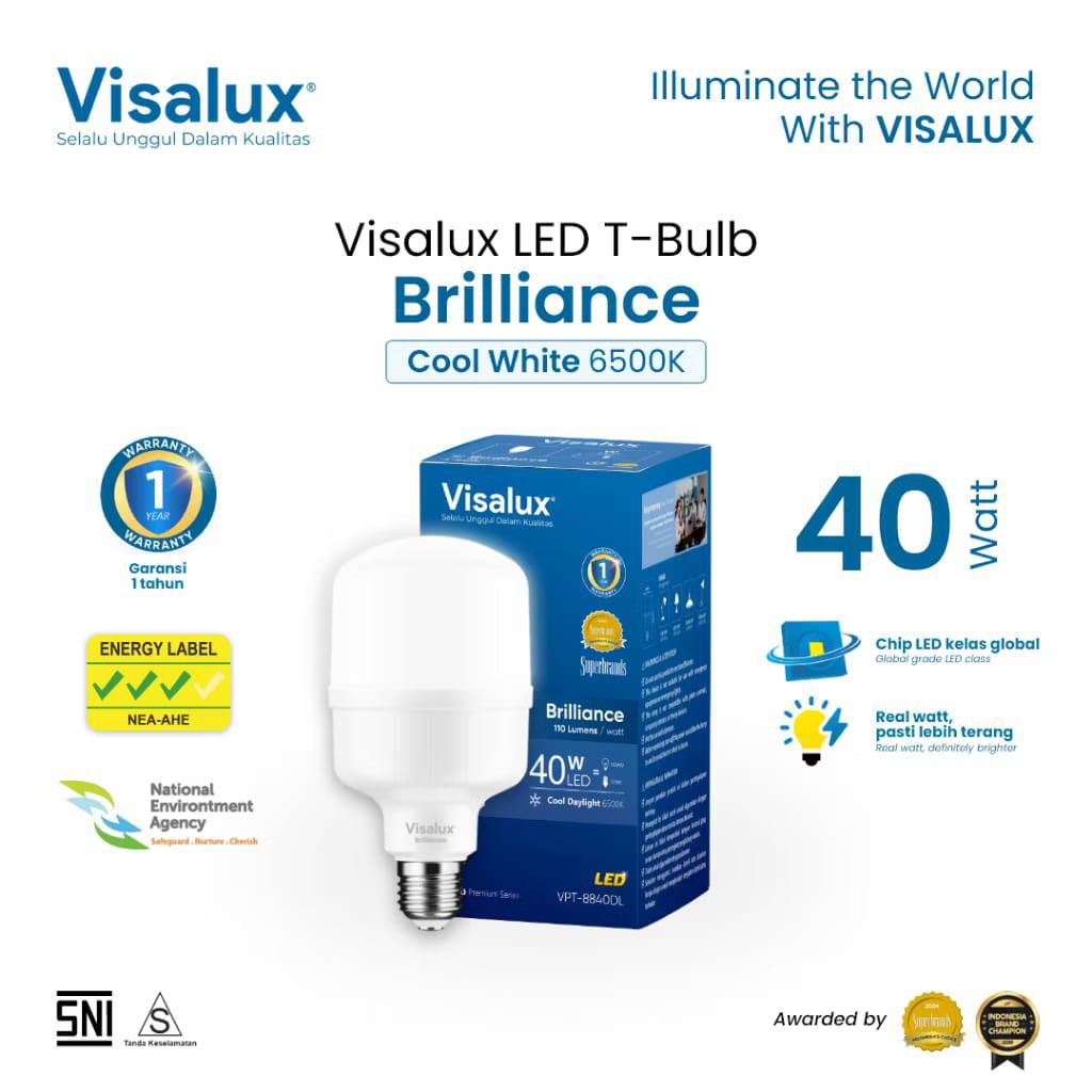 Visalux LED T-Bulb Brilliance