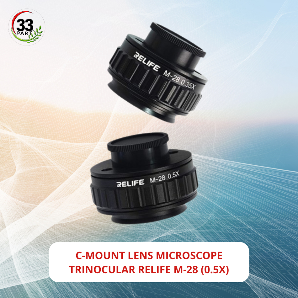 LENSA MICROSCOPE TRINOKULAR MICROSCOPE RELIFE M-28 0.5X ORIGINAL