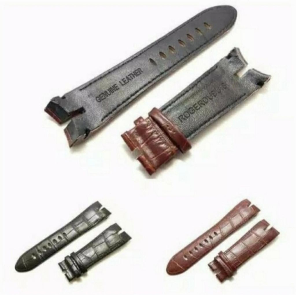 strap jam tangan roger dubuis kulit