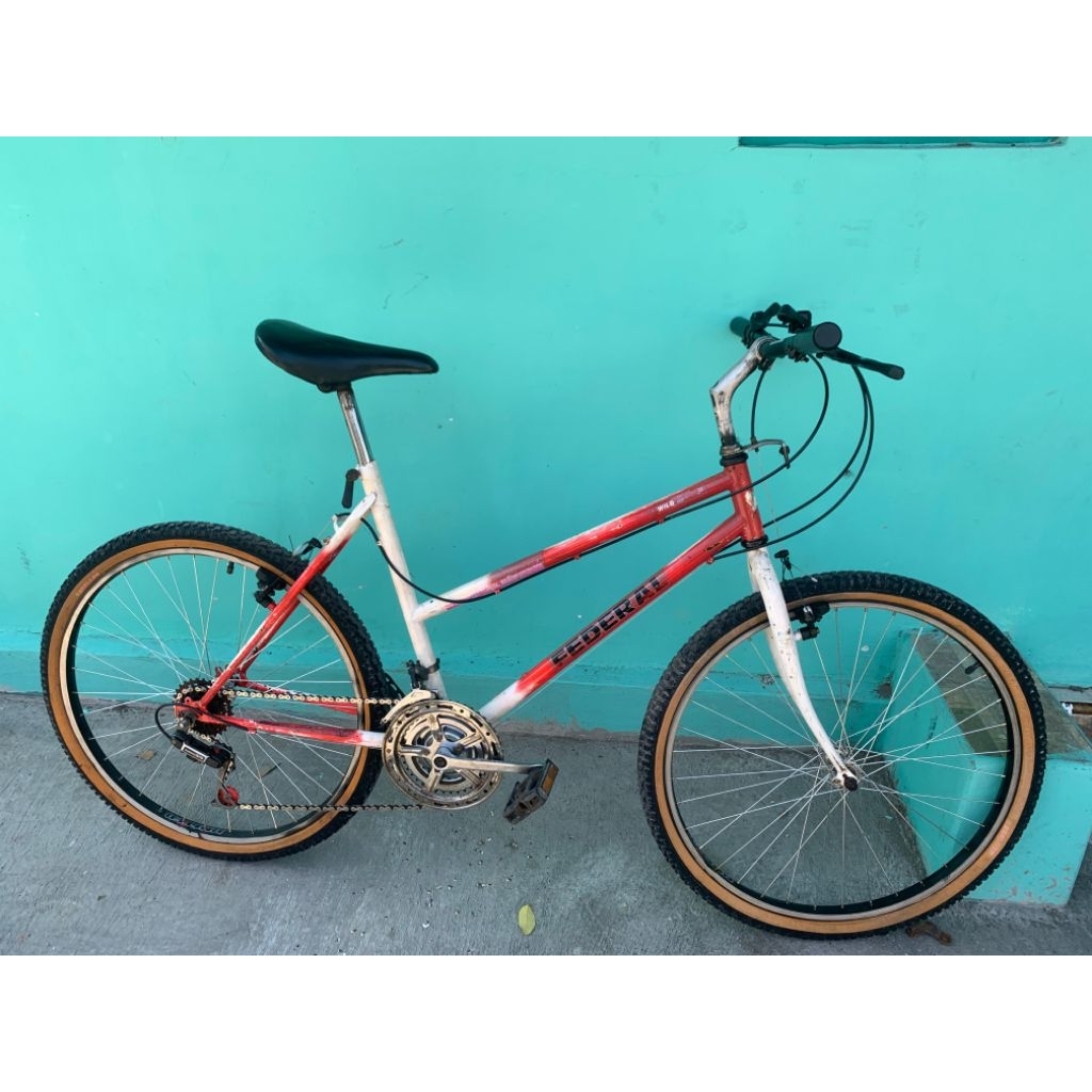 sepeda federal lady wildcat ss 3x7speed size 19.5 roda 26 original sn