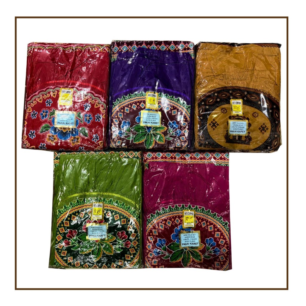Sprei Batik Ratu Cempaka / Sprei RC Pakai Karet