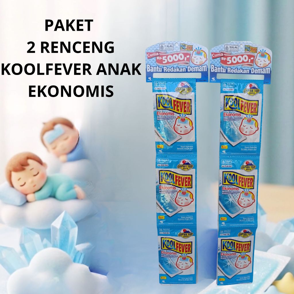 KOOLFEVER EKONOMIS ANAK PAKET GROSIR ( 2 RENCENG,4RENCENG,6RENCENG)
